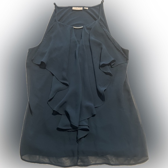 New York and Company Teal Woven Sleeveless Camisole Size M - Picture 3 of 8